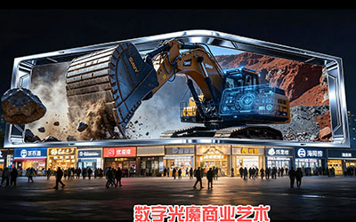 数字光魔裸眼3D商业大屏作品 2026.7
